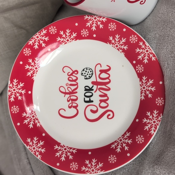 Cookies for Santa plate & mug - Picture 2 of 3